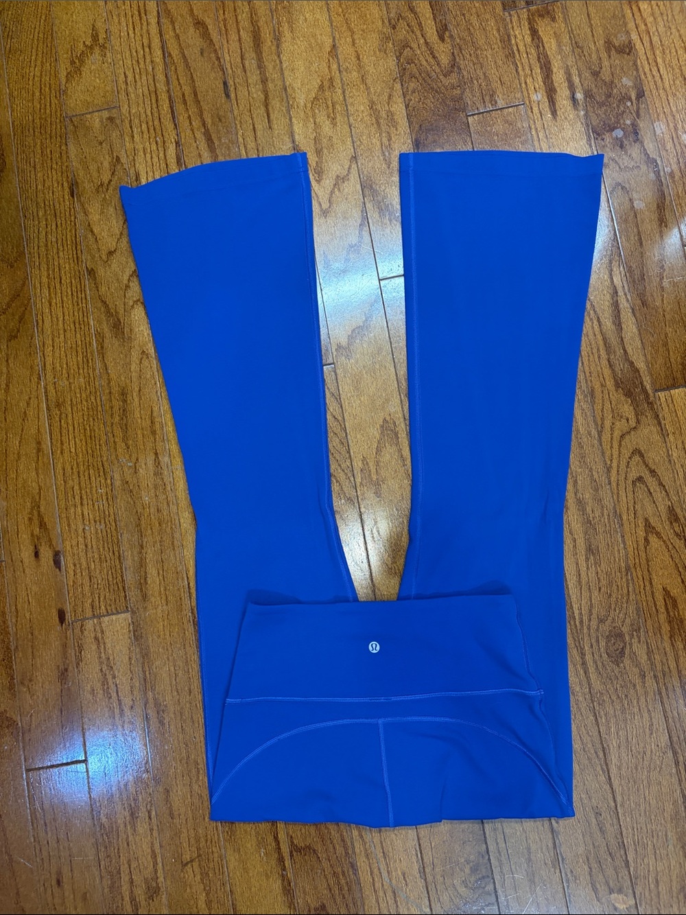 036. Lululemon Groove Super-High-Rise Flared Pant *Nulu Psychic blue size 8 32” - Picture 7 of 12